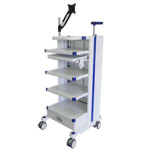 Chariot médical multifonctionnel OEM de haute qualité, chariot intégré pour instruments laparoscopiques, chariot d'endoscopie hospitalier - Product Image 3