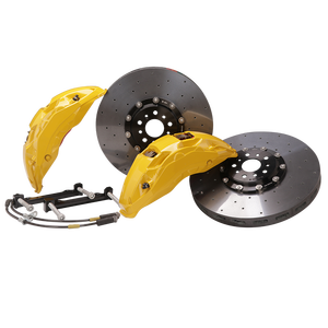 ชุดเบรกขนาดใหญ่สำหรับ <span class=keywords><strong>Akebono</strong></span> 10N คาลิปเปอร์ 10 ลูกสูบ 355-440 มม. จานเบรกเซรามิกคาร์บอนไฟเบอร์น้ำหนักเบา ผ้าเบรกเซรามิก - Product Image 2