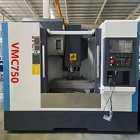 Centro de Mecanizado VMC750 Personalizado, Alta Precisión, Bajo Costo, Fácil Operación, Equipo de Fresado CNC, Moldes para Automoción y Aeroespacial