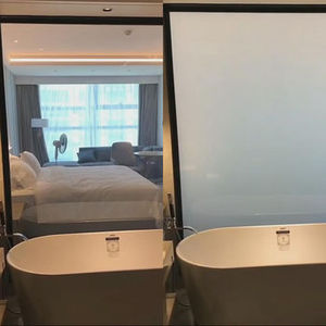 Premium Polymeric Glitter Privacy Glass Frosted Decorative Window Film Bathroom Office Waterproof <strong>PVC</strong> <strong>Adhesive</strong> Made of Plastic - Product Image 5