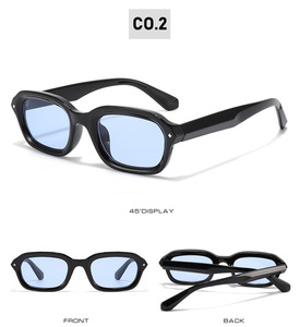 CONCHNEN, venta al por mayor <span class=keywords><strong>de</strong></span> <span class=keywords><strong>verano</strong></span>, precio barato, logotipo personalizado, gafas <span class=keywords><strong>de</strong></span> sol UV400, <span class=keywords><strong>lentes</strong></span> transparentes, gafas <span class=keywords><strong>de</strong></span> sol cuadradas pequeñas Retro para hombres y mujeres - Product Image 3