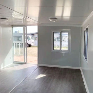 Casa Contenedor Prefabricada <span class=keywords><strong>de</strong></span> 20 Pies, Transpirable, Diseño <span class=keywords><strong>de</strong></span> Doble Ala, para Uso Comercial, Escolar o en Centros Comerciales, Casa Temporal Portátil - Product Image 6