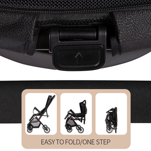 Cochecito Plegable de Bebé Ligero, Malla Transpirable, Ventana de Empuje Bidireccional, Buen Precio - Product Image 5
