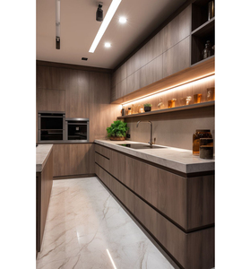 特注黒クルミ無垢材両開き漆仕上げサイドボード クラシックキャビネットデザイン ヴィラプロジェクトソリューション向け - Product Image 4