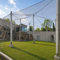 Filet en corde tressée à la main en acier inoxydable 316 pour volières de zoo, enclos pour animaux, clôture de cage, taille personnalisée disponible