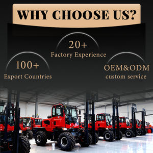 Forklift Medan Kasar OEM 3-6 Ton 4 Roda Penggerak Pertanian Forklift Artikulasi Medan Kasar Luar Ruangan untuk Penebangan - Product Image 6