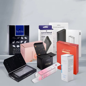 Cao cấp các tông Hộp quà tặng cho mỹ phẩm chăm sóc da Bộ không thấm nước cao cấp thân thiện với môi tái chế miếng bọt biển lót dập nổi thiết kế - Product Image 1