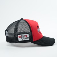 Sombreros de camionero de malla de espuma bordada en dos tonos personalizados, gorra de 5 paneles con logotipo de parche para exteriores de verano para hombre