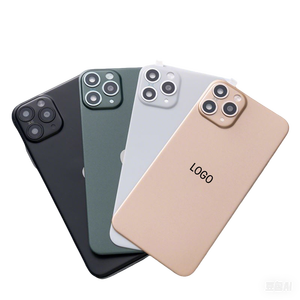 Protector de Pantalla de Vidrio Templado con Espejo de Color Anti-rotura para la Parte Delantera y Trasera del Teléfono <span class=keywords><strong>Celular</strong></span> para iPhone 12 Pro Max - Product Image 1