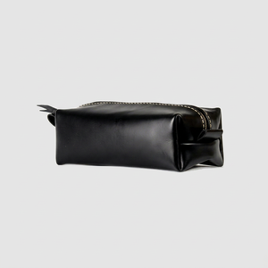 Bolsa de Aseo de Cuero Genuino a Precio de Fábrica, con Logotipo Personalizado, Bolsa de Viaje para Hombre, Bolsa de Aseo de Cuero Resistente, LNTB-0003D - Product Image 1