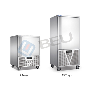 -80C ตู้แช่แข็งแบบรวดเร็วสำหรับการค้า7ถาดตู้แช่แข็งแบบรวดเร็วอุณหภูมิแบบรวดเร็วสำหรับปลาและไก่ - Product Image 4