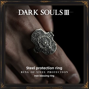 Anillo <span class=keywords><strong>de</strong></span> Protección <span class=keywords><strong>de</strong></span> Piedra Natural con Licencia Oficial <span class=keywords><strong>de</strong></span> Dark Souls III, Anillo <span class=keywords><strong>de</strong></span> Caballero Rey <span class=keywords><strong>de</strong></span> Acero, Refugio <span class=keywords><strong>de</strong></span> Cobre, Anillo <span class=keywords><strong>de</strong></span> Personaje Personalizable - Product Image 4