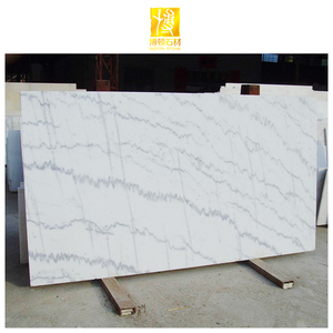 Boton đá giá rẻ nhất Trung Quốc Quảng Tây bằng đá cẩm thạch trắng lớn đá tự nhiên bằng đá cẩm thạch trắng sàn gạch - Product Image 2