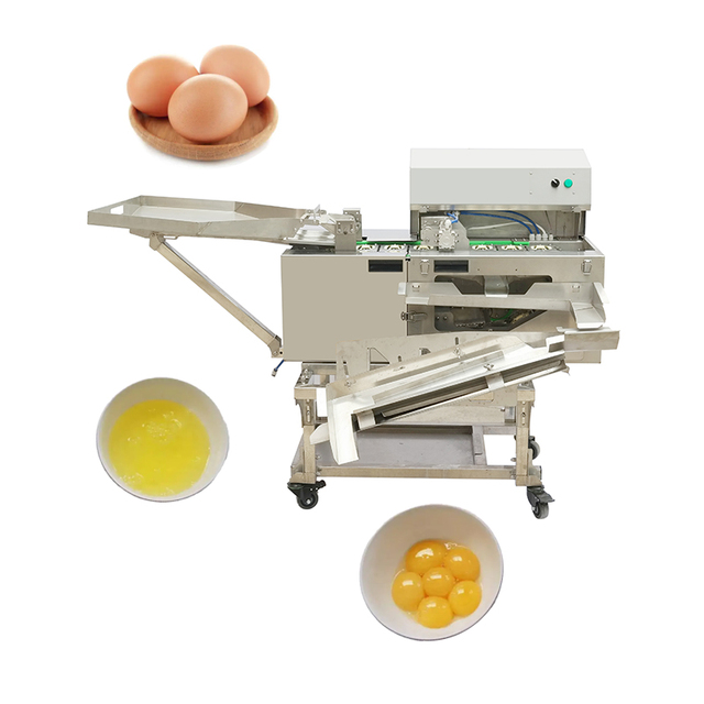 Egg White and Yolk Separating Machine Small Industrial Egg Liquid Shell Separator Egg Breaker and Separator Machine