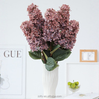 Fleur artificielle d'hortensia pagode rétro, centre de table de mariage luxueux, décoration intérieure, jardin extérieur, fête des mères, Noël