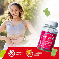 Gummies pour la perte de poids, gummies au vinaigre de cidre de pomme, complément alimentaire, gummies pour le soutien digestif, pour nettoyer et détoxifier, en stock