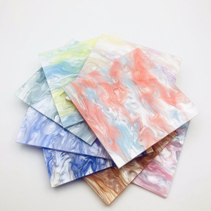 Tấm acrylic giả đá cẩm thạch tùy chỉnh, tấm acrylic 3mm, tấm acrylic nhũ dùng cho đồ thủ công trang trí - Product Image 2