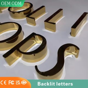 Logotipo <span class=keywords><strong>de</strong></span> Letras Brillantes <span class=keywords><strong>de</strong></span> Acero Inoxidable Personalizado, Adecuado para Números <span class=keywords><strong>de</strong></span> Puerta, Recepción <span class=keywords><strong>de</strong></span> Empresas, Oficinas y Restaurantes - Product Image 2