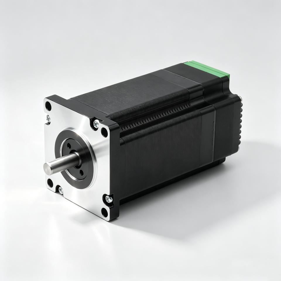 Nema 24 EtherCAT Closed Loop Stepper Motor with Integrated Driver 3 Nm ...