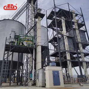 Livestock feed mill 15 ton/h cattle cow concentrate feed production line with corn silo