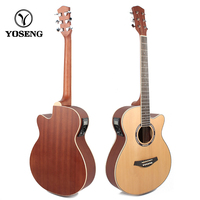 China Wholesale OEM High Grade Acoustic Guitar with EQ with Pickup