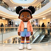 Costume de Mascotte Personnalisé Unisexe pour Adulte, Tenue de Personnage Humain en Peluche, Vêtement Tendance en Matériau EVA pour Centre Commercial, Carnaval, Événement - Leehom