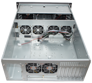 Rack Server Industriale in Acciaio 4U 650mm di Profondità 8 Ventole 10 Slot per Dischi Rigidi 3 Posizioni <span class=keywords><strong>CD</strong></span>/DVD-ROM Compatibile con Installazione Scheda EATX - Product Image 5