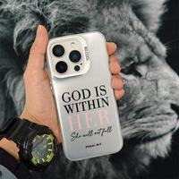 Coque de téléphone portable en TPU avec impression de lettres 'Art My Face' et clé argentée électroplaquée pour iPhone 11 12 13 14 15 16 17 Pro Max Air