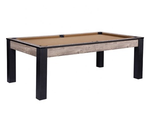 Table de 1/2 pieds, 7 pieds, <span class=keywords><strong>convertible</strong></span>, design <span class=keywords><strong>industriel</strong></span>, pour piscine et table à manger, avec tapis rouge vert bleu - Product Image 5