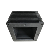 Couvercle de protection de bouclier de machine CNC personnalisé soufflet d'accordéon de type carré