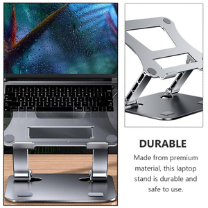 Support de <span class=keywords><strong>bureau</strong></span> pliable en métal rotatif à 360 degrés pour tous les téléphones, tablettes jusqu'à 12.9 pouces compatibles iPad - Product Image 2