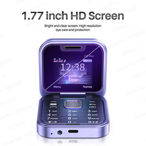 Teléfono Móvil Plegable I16 Pro Mini, Doble SIM, Marcación Rápida, Voz Mágica, Lista Negra, Radio FM, 2G GSM, Bonito Teléfono Celular Plegable - Product Image 5