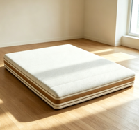 Matelas à ressorts ensachés compressé sous vide, emballé en rouleau, taille King Queen