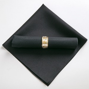 Servilletas de Tela Cuadradas de Poliéster 100% en Verde Borgoña, Diseño Simple y Económico, para Bodas, Eventos y Decoración de Hoteles - Product Image 6
