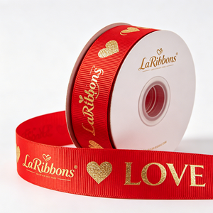 OEKO Certified 22mm Burgundy Wine <b>Red</b> Grosgrain Polyester <b>Ribbon</b> for Valentine's Day Present & Florist Bouquet Decoration - Product Image 4