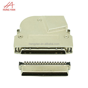 <span class=keywords><strong>SCSI</strong></span> HPDB 50P 68P 100P Doble cara IDC Tipo Zinc Chapado Doble tornillo Macho Hembra Conector <span class=keywords><strong>SCSI</strong></span> - Product Image 2