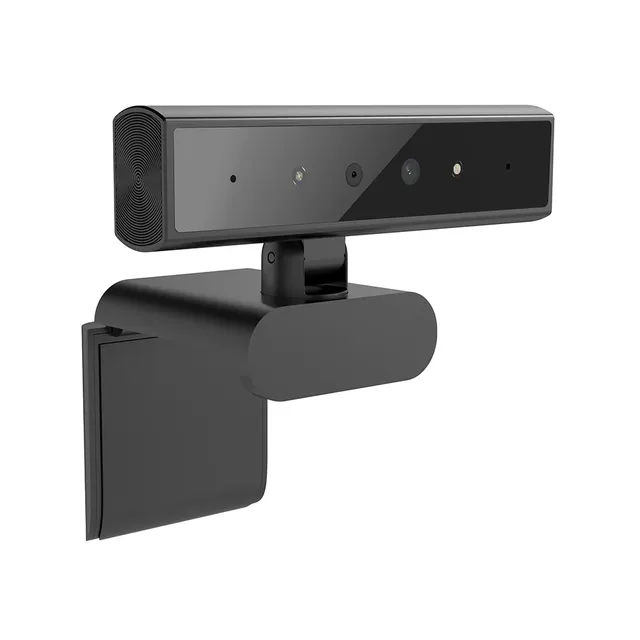 Facial Recognition Webcam Windows Hello 2K Webcam 5MP 1080P Web Camera IR Facial Recognition Login For Laptop PC Camera with Mic