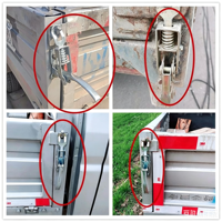 Loquet à levier robuste en acier pour remorque, poignée de verrouillage pour camion, pièces de rechange pour camion
