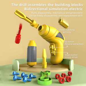 Jeu de forets à mosaïque créatifs de 160 pièces, outil d'apprentissage STEM, jouets avec tournevis de camion pour garçons et filles - Product Image 4