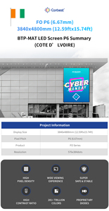 Canbest Fo P10 10Mm 4800X2880Mm 15.74X9.44Ft Outdoor Led Billboard <strong>Display</strong> Screen For Department Store In Philippines - Product Image 5