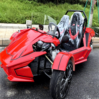 Kart à essence automatique à trois roues pour adultes, type jeep, buggy des dunes, pour le tourisme et le transport de personnes, adapté aux entreprises