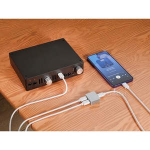 Pemisah Daya dan Sinyal Tipe-C, Mendukung Catu Daya Independen 5V DC, 3 Port Tipe-C Female, Casing Paduan Aluminium CNC - Product Image 1