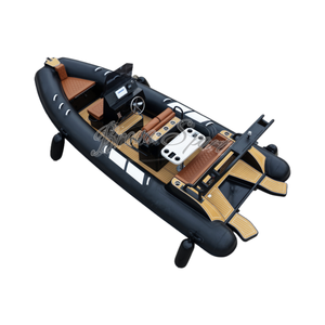 Yacht de luxe de 19 pieds, coque <span class=keywords><strong>semi</strong></span>-<span class=keywords><strong>rigide</strong></span> en aluminium, <span class=keywords><strong>bateau</strong></span> pneumatique Rib580, <span class=keywords><strong>bateau</strong></span> de patrouille à vendre - Product Image 2