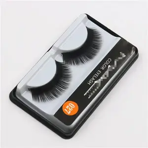 Private Label Custom Thick cross fake lashes 3D Faux Mink false Eyelashes for mac brand