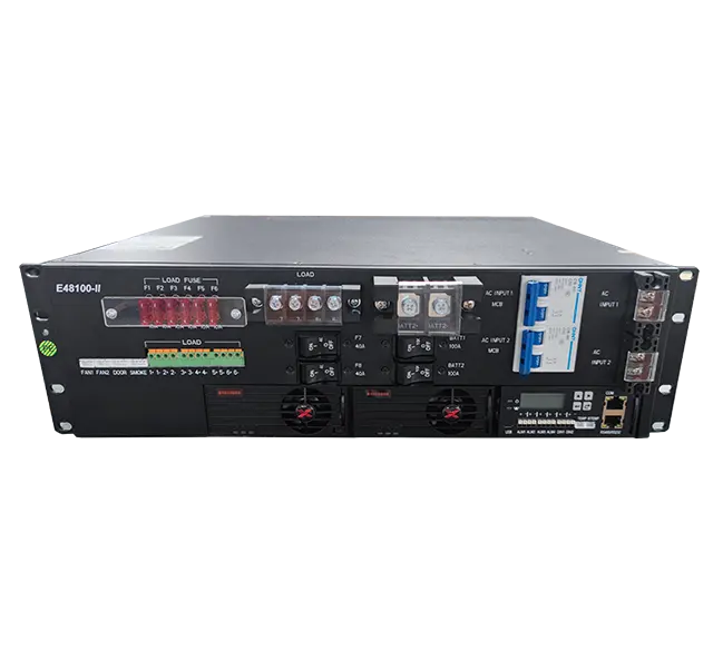 Carregador de bateria 2 AC input power cabinet DC power system Módulo retificador 48V 100A