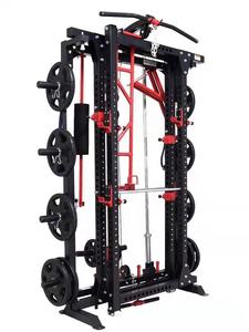 Jaula de potencia multifuncional ajustable, barra extraíble, estación de inmersión, mango de remo, gimnasio en casa, máquina multipotencia, soporte para sentadillas - Product Image 5