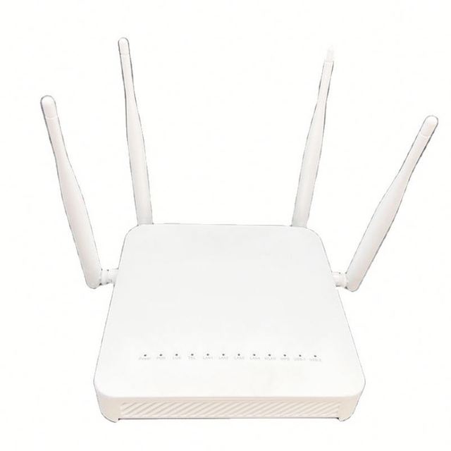 Best Price for OEM Xpon ONU/ONT Terminal H220 Dual Band with 4GE+1Voice+1USB+2Wifi FTTX 4G+WiFi Network Hot Selling