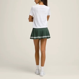 Vestido Rosa Moldeador para Mujer, Vestidos Blancos para Dama con Shorts, Falda de Tenis - Product Image 3