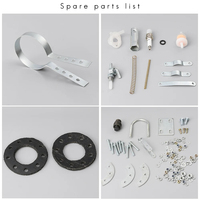 Moteur à Essence 80CC pour Moto et Vélo, Kit Complet de Moteur à Essence 2 Temps avec Réservoir de Carburant et Accélérateur
