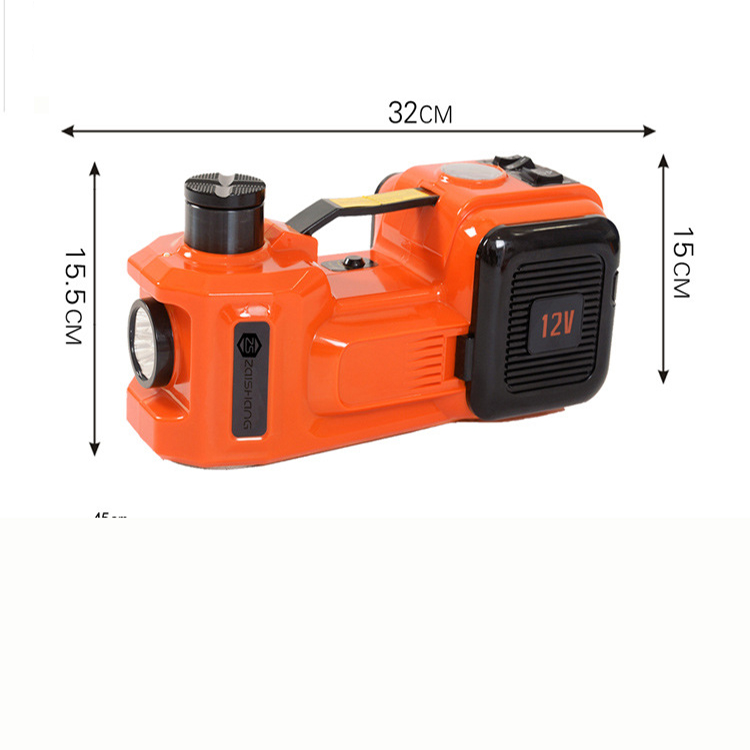 2 в 1 Электрический Гидравлический Автомобильный Домкрат 3T двухфункциональный гидравлический Напольный домкрат дорожный набор инструментов для ремонта автомобиля